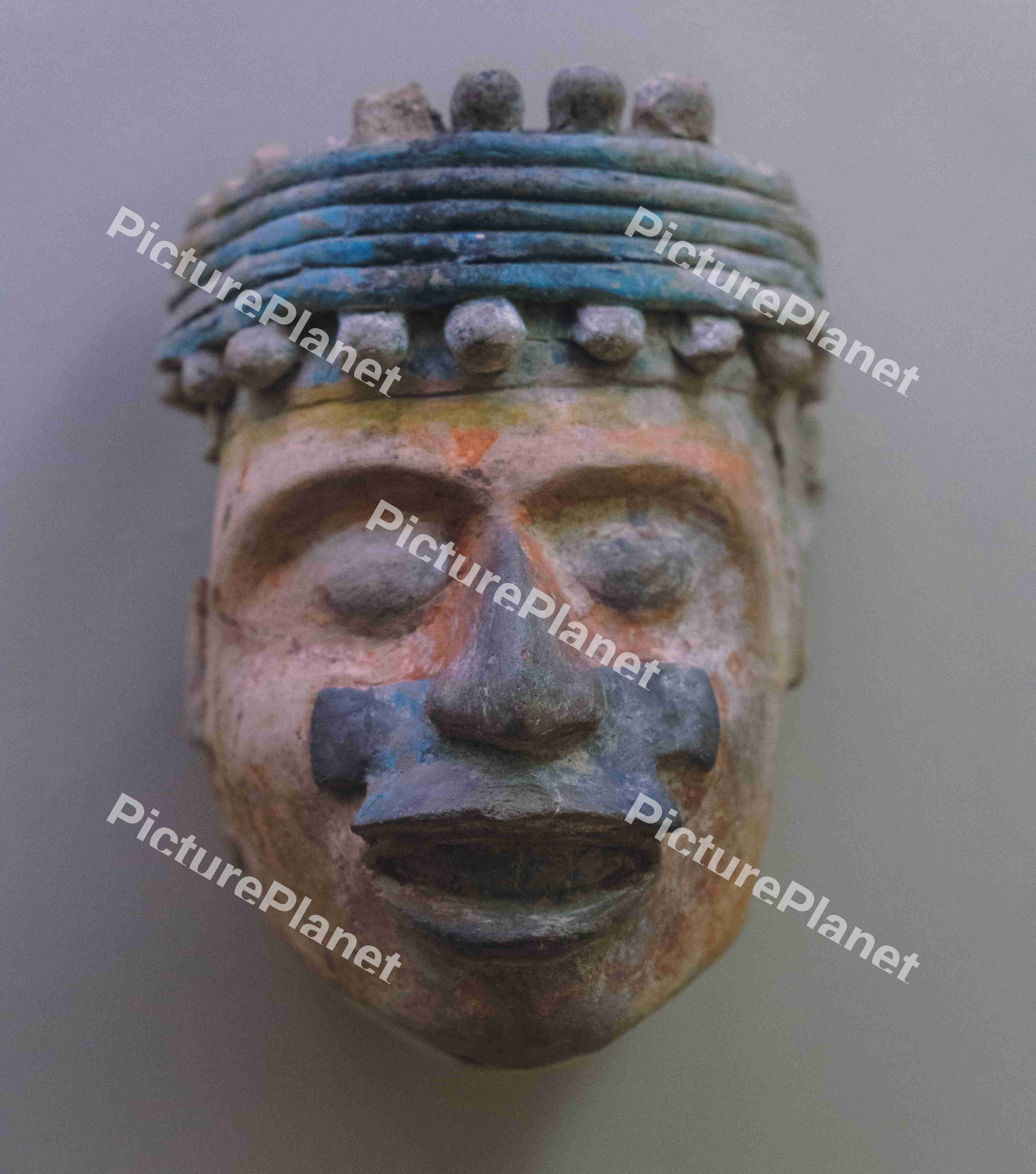 Mayan Mask Sculpture 3